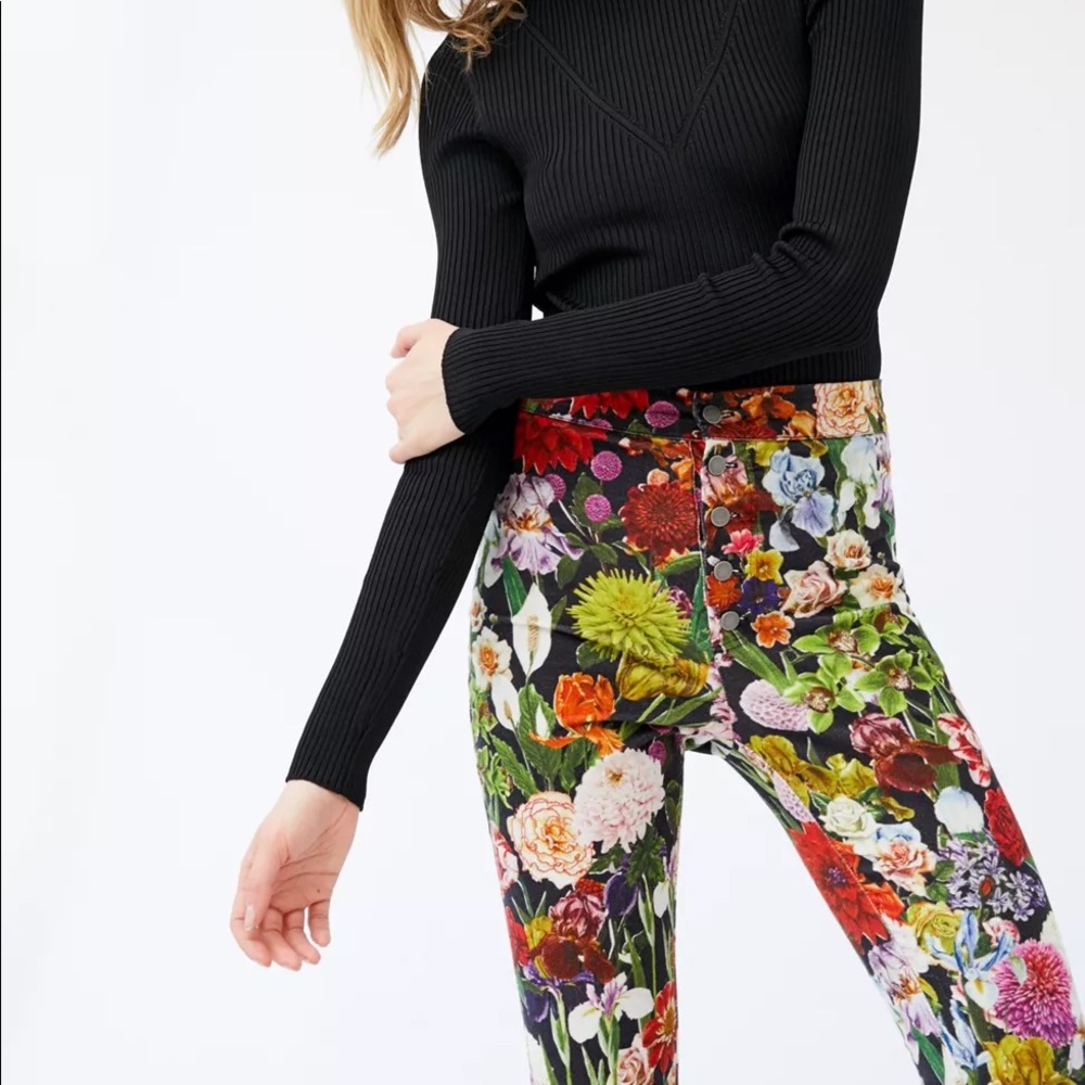 Urban Outfitters Pants Allover Print - Floral